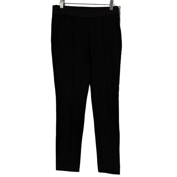 Everlane Black Slim Side Zip Ponte Trouser Pants Size 4 - Picture 1 of 8